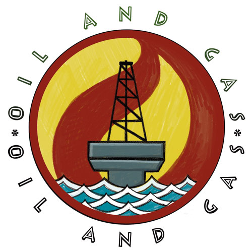 base icones circulo Oil and Gas